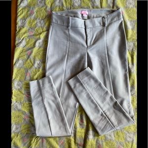 EUC-worn once! Gorgeous Lilly Pulitzer Gray Chantal stretch dinner pants